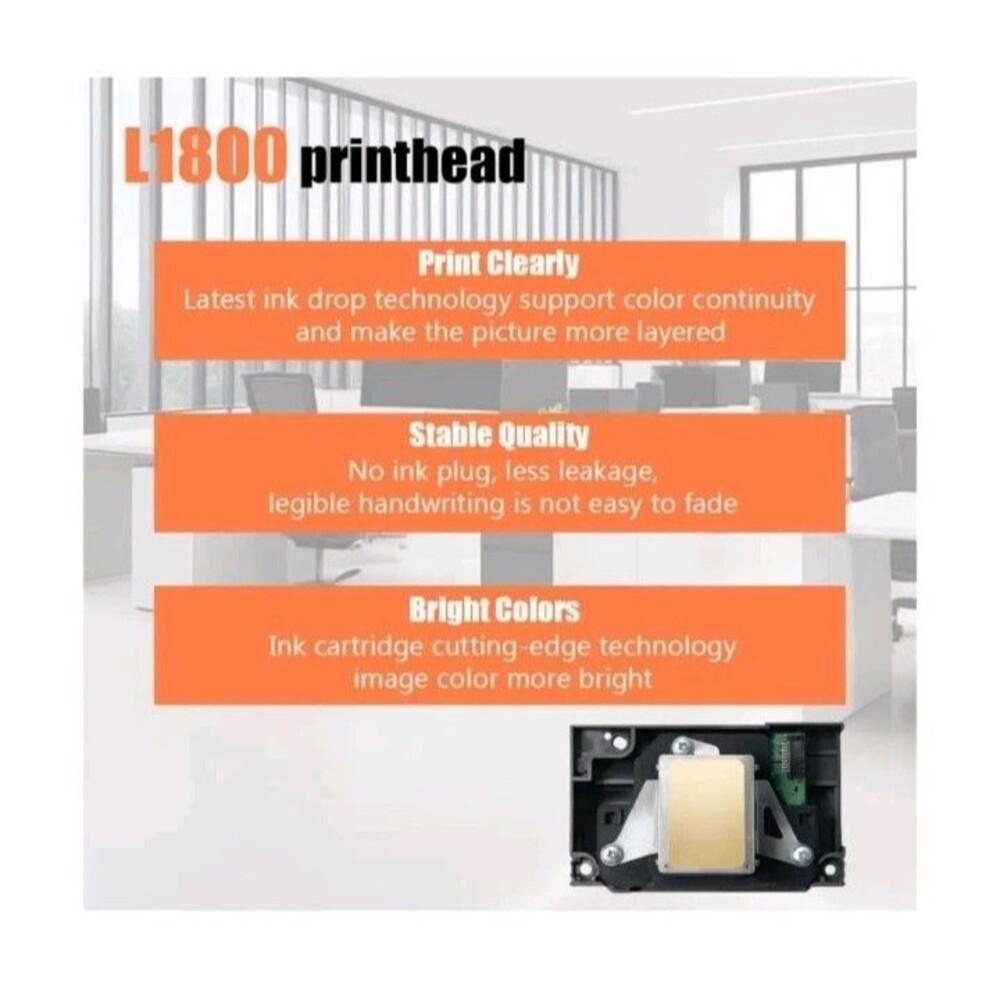 L1800 DTF Printhead For Epson DTF Printer L1800D R260 R270 R390 R1390 R1400 R143 - Picture 3 of 10